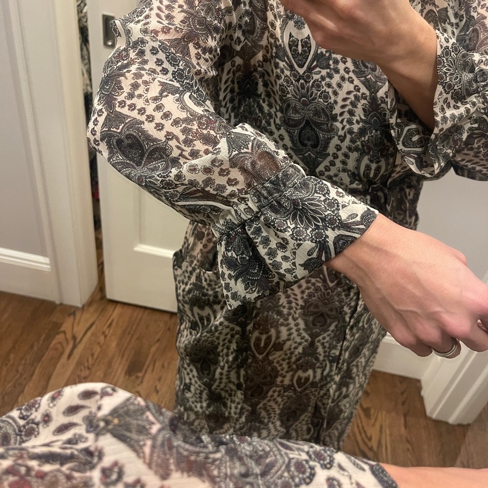 Paisley Print Maxi Dress - Picture 5 of 7